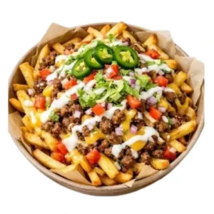 large loded fries